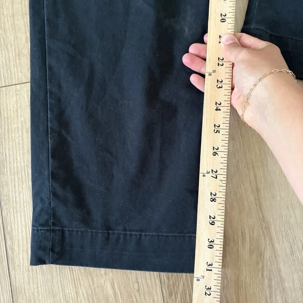 Polo Ralph Lauren The Polo Chino Pant Black Stretch Straight Classic Fit - 36x32
